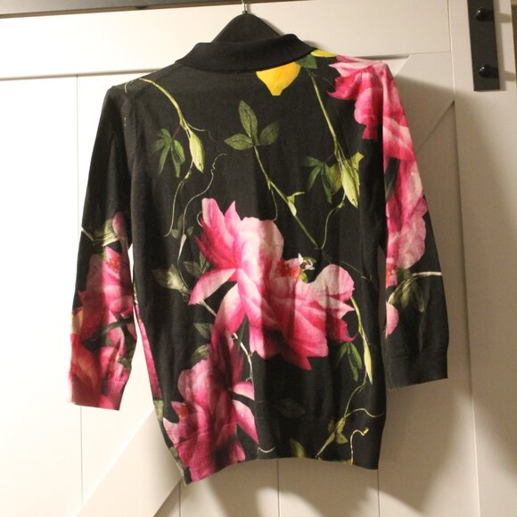 ted baker merilie citrus bloom sweater US 6 EUC ted size 2 - Picture 10 of 13